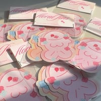 Image 2 of Floral Fins Sticker Set