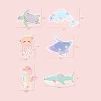 Image 3 of Ocean Posy Sticker Set