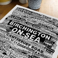 Image 2 of Birchington On Sea Street Names Art Print