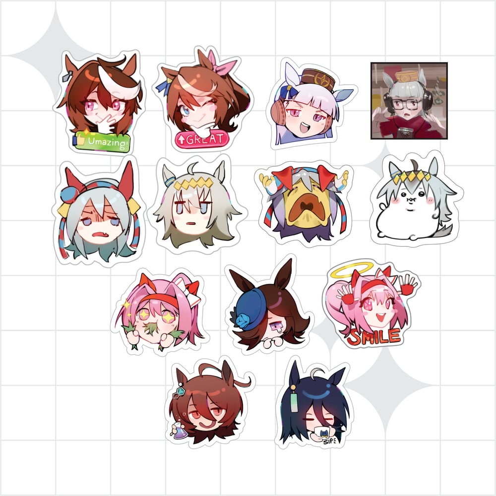 Image of Umamusume Stickers