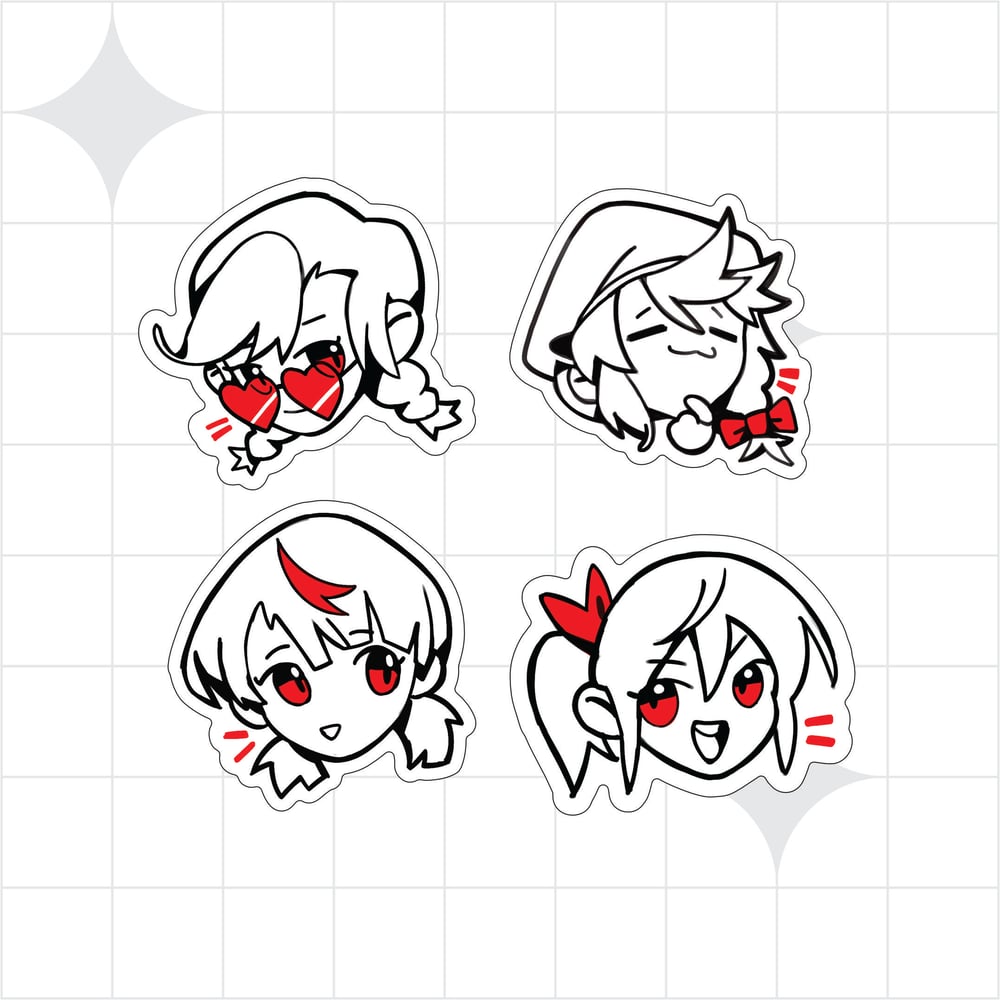 Image of Love Bullet Stickers