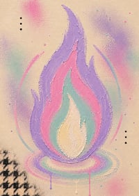 The Sacred Flame A4 Print
