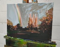 Image 4 of Autumn Sky Study - Unframed Original 
