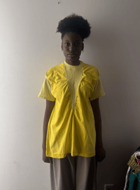 Image 1 of Saw Tee Yellow