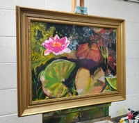 Image 3 of Water Lily - Framed Original 