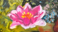 Image 4 of Water Lily - Framed Original 