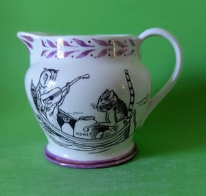 Owl and Pussy-cat small jug