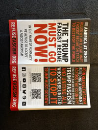 America at 250 - RefuseFascism pamphlet