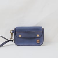 Image 1 of Mini Wristlet in indigo