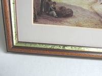 Image 10 of Newlyn Cornwall 1882 by John Mulcaster Carrick, Small Vintage Art Print, Framed 