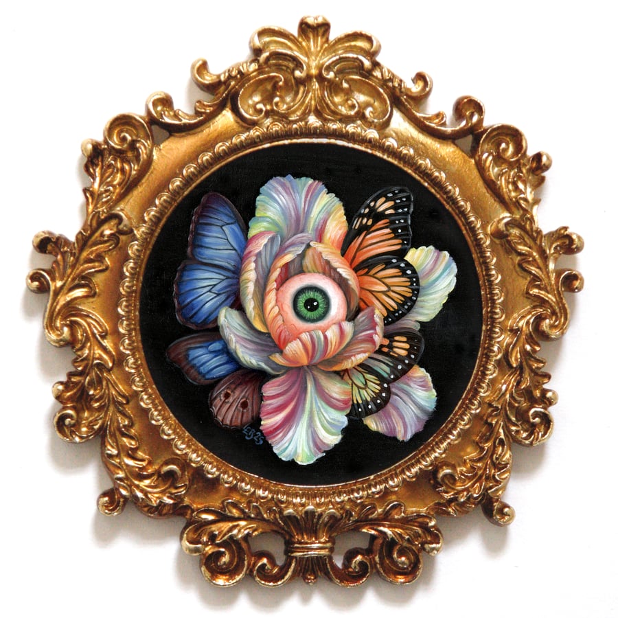 Image of 'Your Love Is My Revenge' Original Framed Oil Painting
