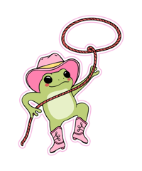 Cowgirl Frog