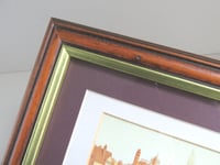 Image 5 of London Bedford Park by M. Trautschold 1882, Small Vintage Art Print, Framed