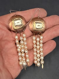 Image 3 of 7 Pearl Earrings