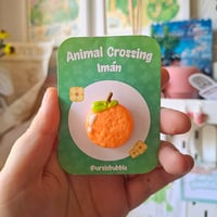 Imán naranja Animal Crossing