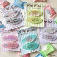 Image 1 of Love & Deepspace Hair Clip Sets