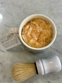 Image 2 of Tallow Palo Santo Currier & Ives Train Shaving Soap Set 