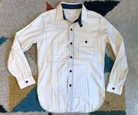 Image 1 of Mister Freedom sugar cane utility chambray indigo shirt, $240rrp, size M