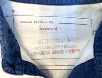 Image 3 of Mister Freedom sugar cane utility chambray indigo shirt, $240rrp, size M