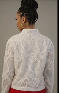 Image 2 of White Lace Jacket 