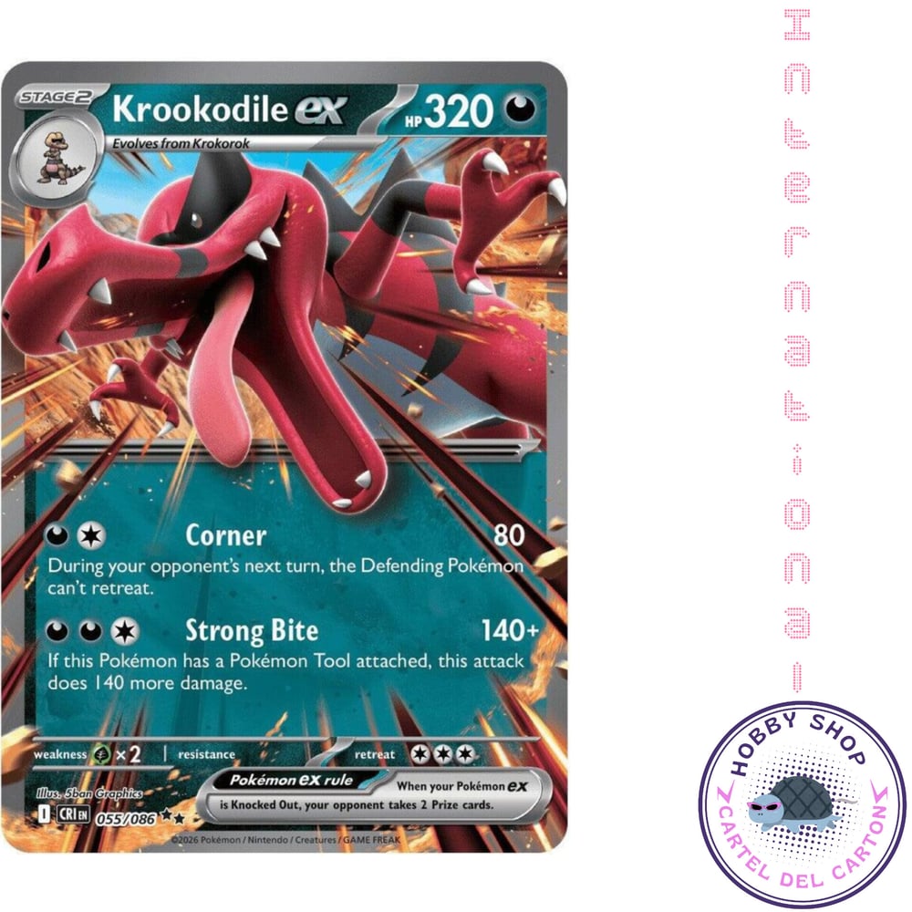 Image of Krookodile Ex Double Rare NM