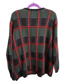 Image 2 of Kobe Size 1X Plaid Cardigan 