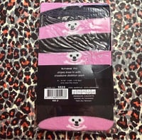 Image 3 of striped skull thigh highs