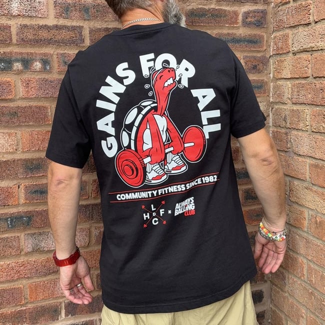 Lichfield Health & Fitness Club x Always Balling Club (black)
