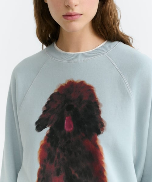 Image of 1-Sudadera Pet Portrait Blue Bonnie