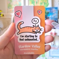 Image 2 of Marcapaginas magnético gato Stardew Valley