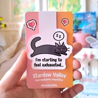 Image 3 of Marcapaginas magnético gato Stardew Valley