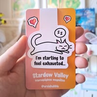 Image 4 of Marcapaginas magnético gato Stardew Valley