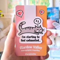 Image 5 of Marcapaginas magnético gato Stardew Valley