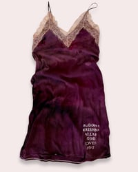 Image 2 of 💄 IBIZA HAND-DYED VISCOSE SLIP DRESS • VINTAGE 