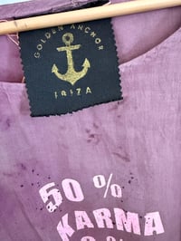 Image 3 of 🪩IBIZA HAND-DYED COTTON OVERSIZED TUNIC • VINTAGE • SIZE M–L