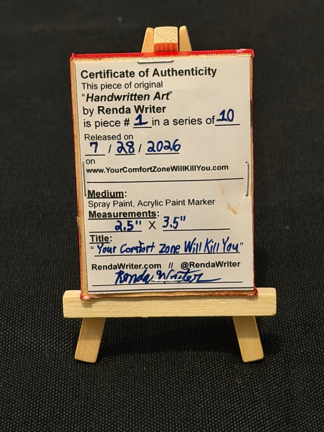 2.5” x 3.5” Mini Canvas / Series of 10 - Released on 7/28/26