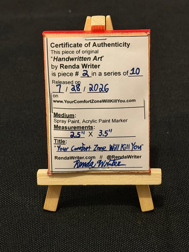 2.5” x 3.5” Mini Canvas / Series of 10 - Released on 7/28/26