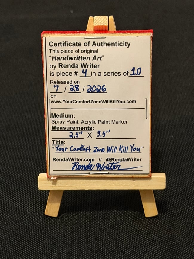 2.5” x 3.5” Mini Canvas / Series of 10 - Released on 7/28/26