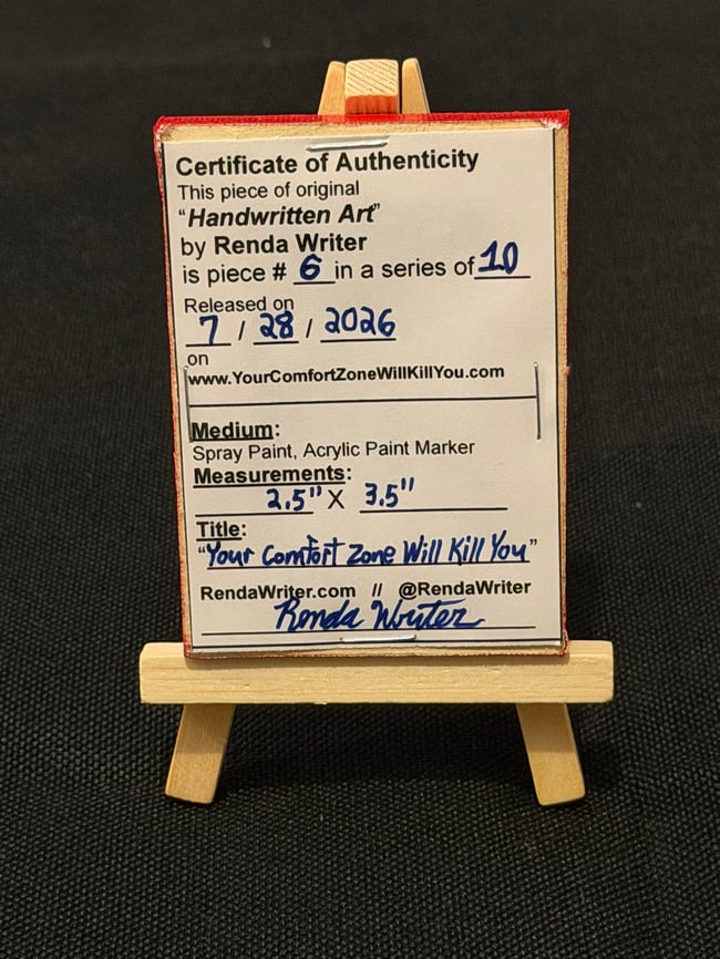 2.5” x 3.5” Mini Canvas / Series of 10 - Released on 7/28/26