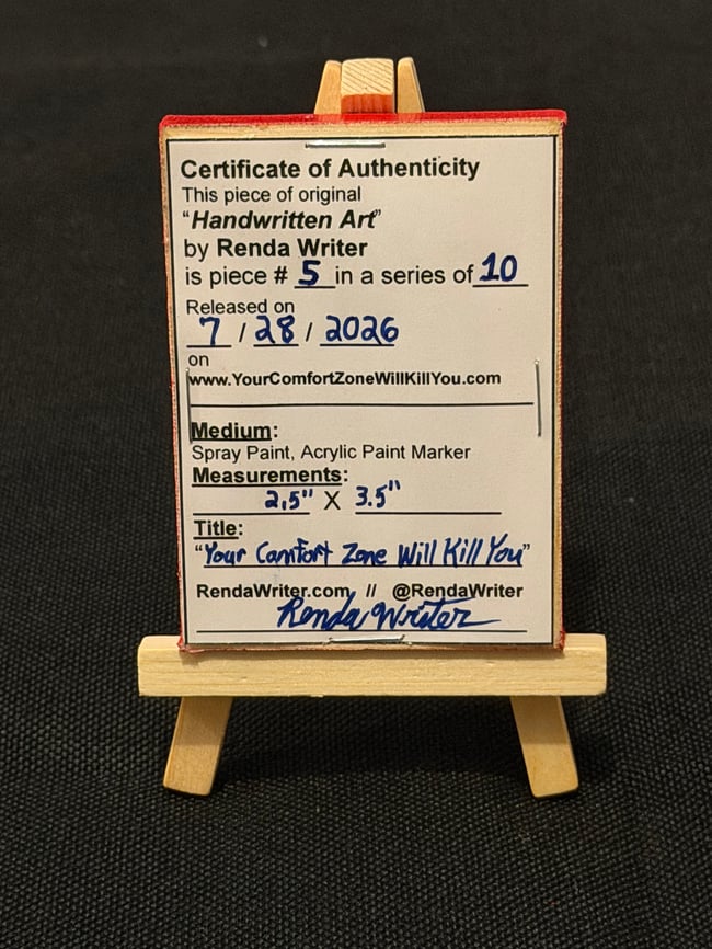 2.5” x 3.5” Mini Canvas / Series of 10 - Released on 7/28/26