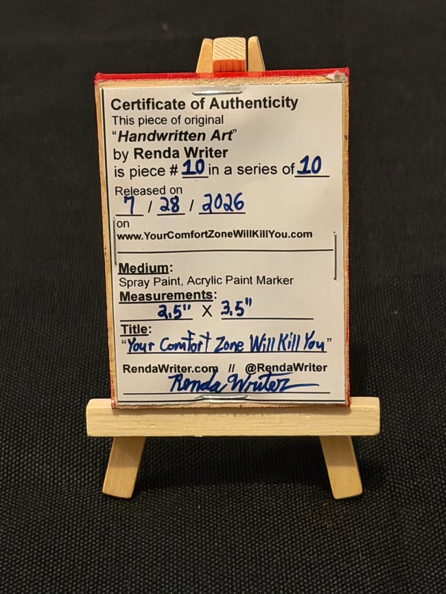 2.5” x 3.5” Mini Canvas / Series of 10 - Released on 7/28/26