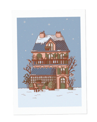 Image 3 of Les façades enneigées (trois au choix)