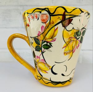 Image of Tall light orange mug