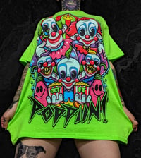 Image 2 of SLASHxHAPPY - "Get It Poppin!" T-Shirt (Green)