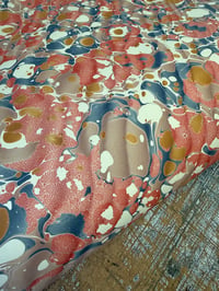 Image 1 of One of a kind hand marbled paper "Vinicunca" 