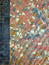 Image 6 of One of a kind hand marbled paper "Vinicunca" 