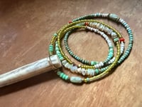 Image 7 of Beaded Antler necklace
