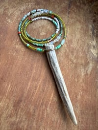 Image 8 of Beaded Antler necklace