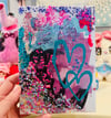 Sparkle heart  - original 5x7