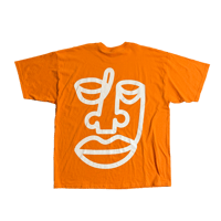 Image 2 of Orange Letter Tee 2XL